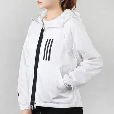 Adidas Originals (wmns) Adidas W.n.d. Water-repellent Jacket White