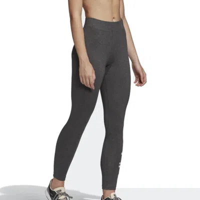 Adidas Originals (wmns) Adidas Essentials Linear Leggings Asia Sizing 'grey' In Gray