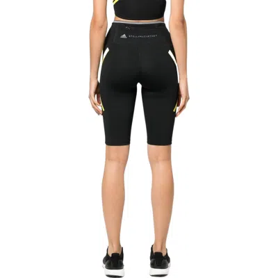 Adidas Originals (wmns) Adidas By Stella Mccartney Truepace Cycling Shorts 'black Yellow'
