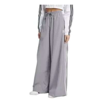 Adidas Originals (wmns) Adidas Adilenium Oversized Track Pants 'grey' In Gray