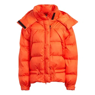 Adidas Originals (wmns) Adidas By Stella Mccartney Mid-length Padded Down Jacket 'orange'