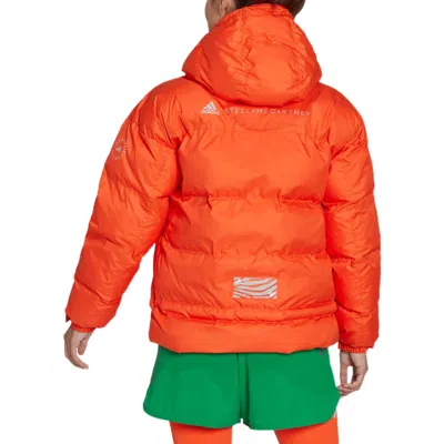 Adidas Originals (wmns) Adidas By Stella Mccartney Mid-length Padded Down Jacket 'orange'