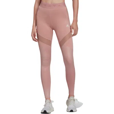 Adidas Originals (wmns) Adidas Hyperglam High-rise Long Tights 'pink' In Multi