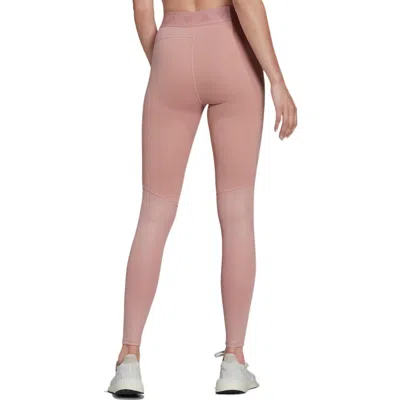 Adidas Originals (wmns) Adidas Hyperglam High-rise Long Tights 'pink' In Multi