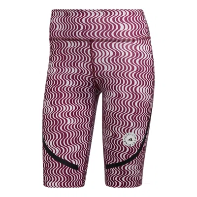 Adidas Originals (wmns) Adidas By Stella Mccartney Truepurpose Printed Cycling Leggings 'pink Black' In Multi
