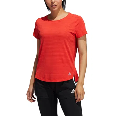 Adidas Originals (wmns) Adidas Comfortable Breathable Training T-shirt 'red'