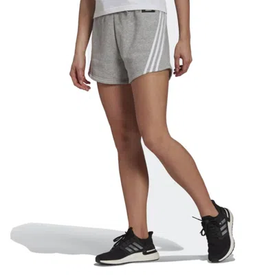 Adidas Originals (wmns) Adidas Sportswear Future Icons 3-stripes Shorts Asia Sizing 'grey' In Gray