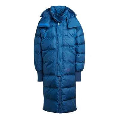 Adidas Originals (wmns) Adidas By Stella Mccartney X Long Padded Winter Jacket 'blue'
