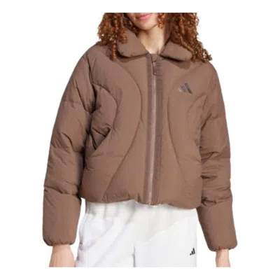 Adidas Originals (wmns) Adidas Crop Down Jacket 'brown'