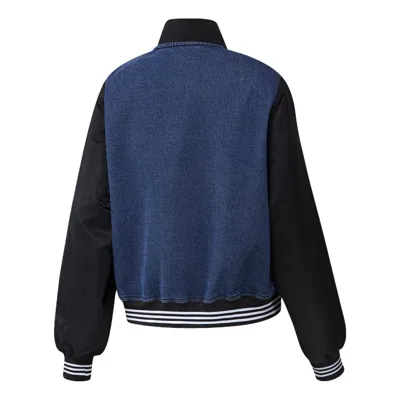 Adidas Originals (wmns) Adidas Collegiate Denim Jacket Asia Sizing 'blue'