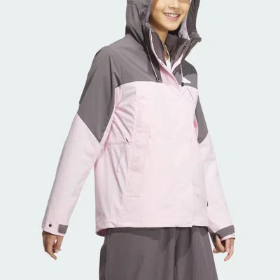 Adidas Originals (wmns) Adidas City Escape 3-in-1 Fleece Jacket Asia Sizing 'pink Grey'