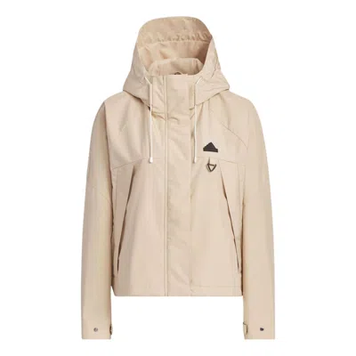 Adidas Originals (wmns) Adidas City Escape Woven Jacket Asia Sizing 'beige' In Neutral