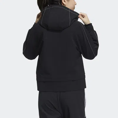 Adidas Originals (wmns) Adidas Str Jkt Diy Athleisure Casual Sports Hooded Jacket Black