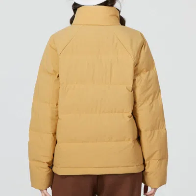 Adidas Originals (wmns) Adidas Helionic Relaxed Down Jacket 'tan' In Brown