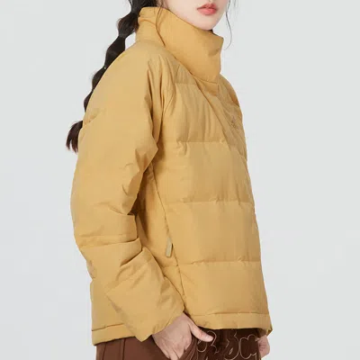 Adidas Originals (wmns) Adidas Helionic Relaxed Down Jacket 'tan' In Brown