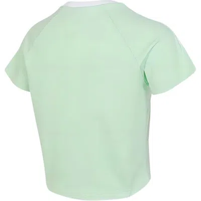 Adidas Originals (wmns) Adidas Adicolor 3-stripes Cali T-shirt Asia Sizing 'green White'