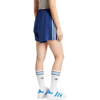 Adidas Originals (wmns) Adidas Terry Shorts Asia Sizing 'navy Blue' In Multi