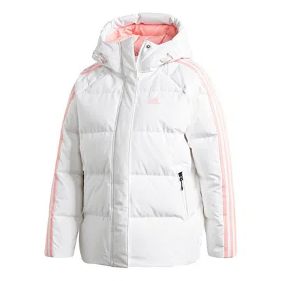 Adidas Originals (wmns) Adidas Puff Down Jkt Sports Down Jacket White In Multi
