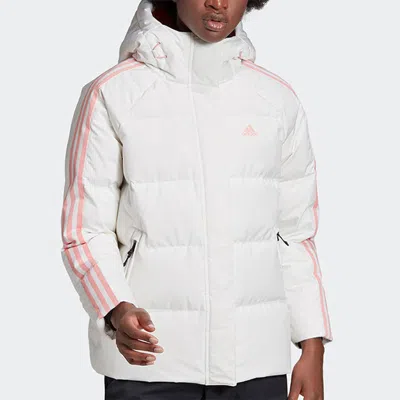 Adidas Originals (wmns) Adidas Puff Down Jkt Sports Down Jacket White In Multi