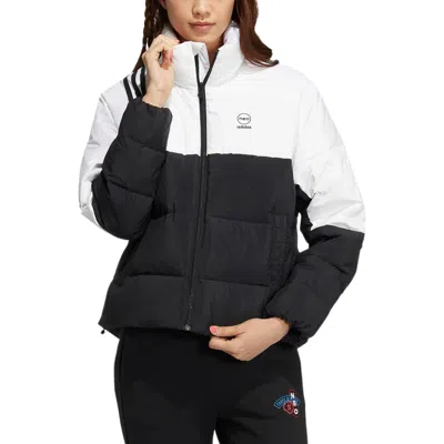 Adidas Originals (wmns) Adidas Neo Essentials Down Jackets 'black White'