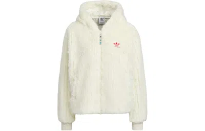 Adidas Originals (wmns)  X Feifei Ruan Cny Fur Jackets Asia Sizing 'white' In Neutral