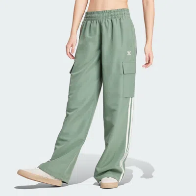 Adidas Originals (wmns)  Adicolor Cargo Pants Asia Sizing 'trace Green'