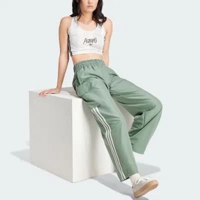 Adidas Originals (wmns)  Adicolor Cargo Pants Asia Sizing 'trace Green'