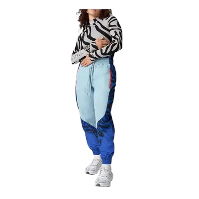 Adidas Originals (wmns) Adidas By Stella Mccartney Printed Woven Track Pants 'blue'