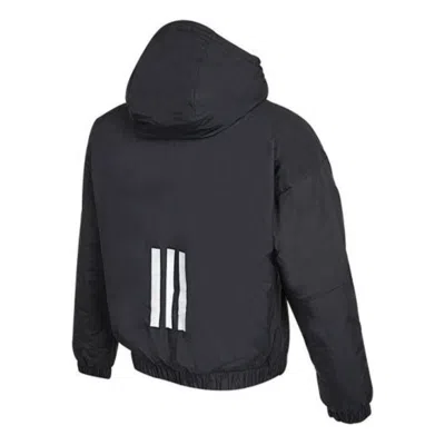 Adidas Originals (wmns) Adidas Back To Sport Thermal Hooded Jacket 'black'