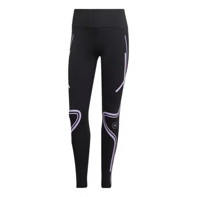 Adidas Originals (wmns) Adidas By Stella Mccartney Truepace Running Leggings 'black Purple Glow'