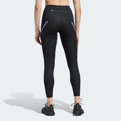 Adidas Originals (wmns) Adidas By Stella Mccartney Truepace Running Leggings 'black Purple Glow'