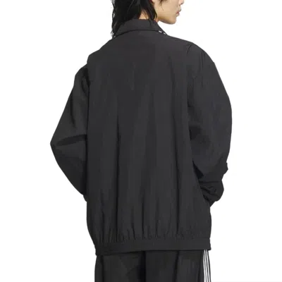 Adidas Originals (wmns)  Oversized Track Top Asia Sizing 'black White'