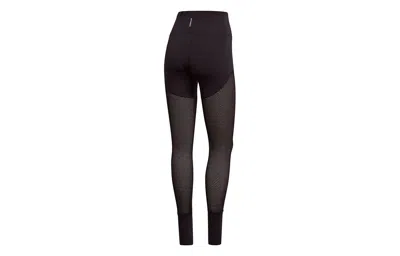 Adidas Originals (wmns) Adidas Mesh Hw L Tight Gym Sports Training High Waist Leggings Black In Animal Print