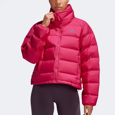 Adidas Originals (wmns) Adidas Helionic Relaxed Fit Down Jacket 'bold Pink'