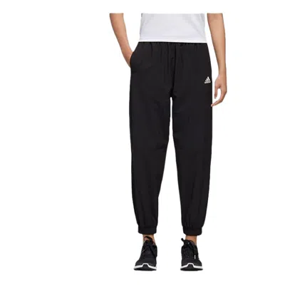 Adidas Originals (wmns) Adidas Woven Pants 'black' In Animal Print