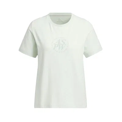 Adidas Originals (wmns) Adidas Lounge T-shirt 'white' In Multi