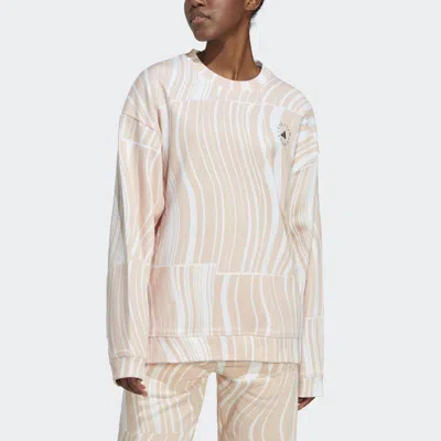 Adidas Originals (wmns) Adidas By Stella Mccartney Truecasuals Graphic Sweatshirt 'beige' In Multi
