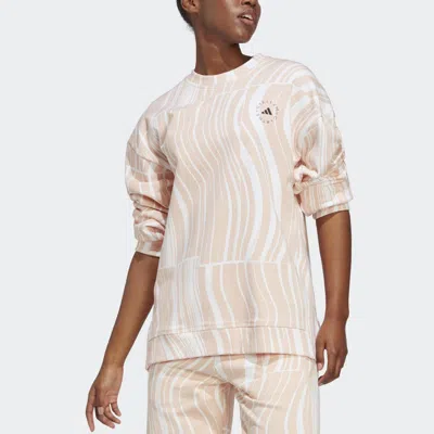 Adidas Originals (wmns) Adidas By Stella Mccartney Truecasuals Graphic Sweatshirt 'beige' In Multi