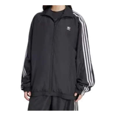 Adidas Originals (wmns) Adidas Adilenium Season 3 Oversized Track Jacket 'black White' In Multi