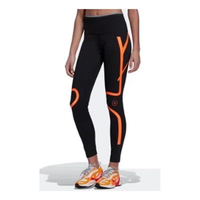 Adidas Originals (wmns) Adidas By Stella Mccartney Truepace Running Leggings 'black Orange'