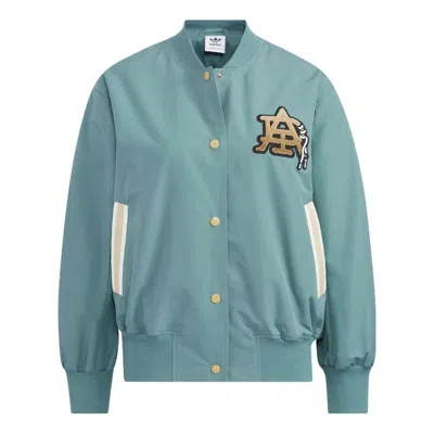 Adidas Originals (wmns) Adidas Modern Collegiate Bomber Jacket 'blue'