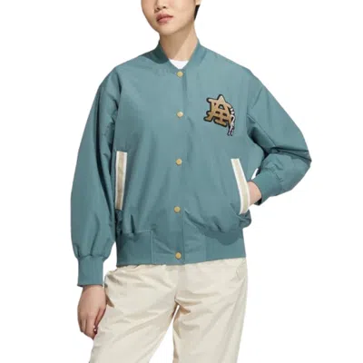 Adidas Originals (wmns) Adidas Modern Collegiate Bomber Jacket 'blue'