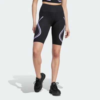 Adidas Originals (wmns) Adidas By Stella Mccartney Truepace Bike Running Leggings 'black Purple'