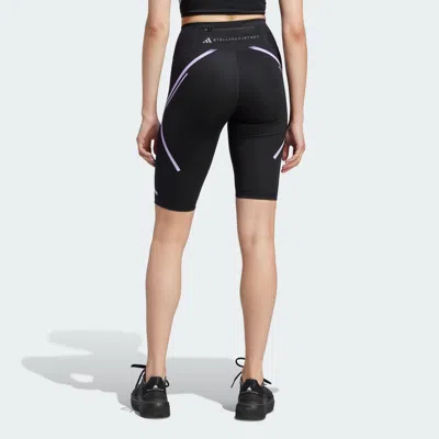 Adidas Originals (wmns) Adidas By Stella Mccartney Truepace Bike Running Leggings 'black Purple'