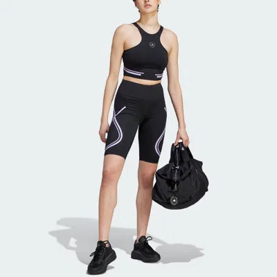 Adidas Originals (wmns) Adidas By Stella Mccartney Truepace Bike Running Leggings 'black Purple'