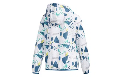 Adidas Originals (wmns) Adidas Neo Printing Hooded Jacket White