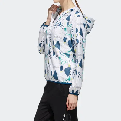 Adidas Originals (wmns) Adidas Neo Printing Hooded Jacket White