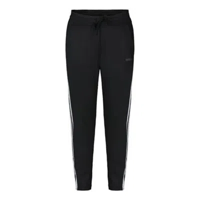 Adidas Originals (wmns) Adidas Essentials Design 2 Move 3-stripes Pants 'black White' In Multi