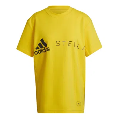 Adidas Originals (wmns) Adidas By Stella Mccartney Logo T-shirt  'yellow'