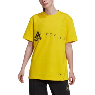 Adidas Originals (wmns) Adidas By Stella Mccartney Logo T-shirt  'yellow'